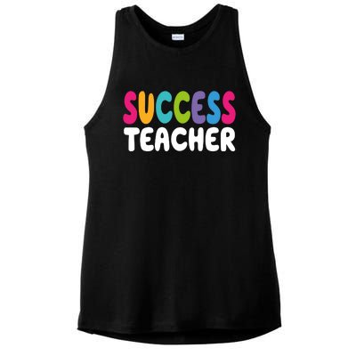 Success Teacher Ladies PosiCharge Tri-Blend Wicking Tank