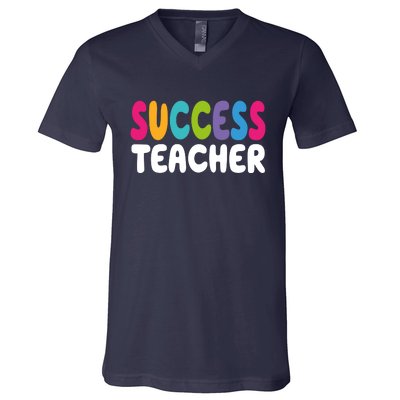 Success Teacher V-Neck T-Shirt