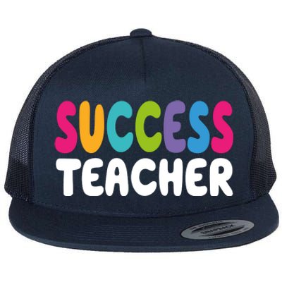 Success Teacher Flat Bill Trucker Hat