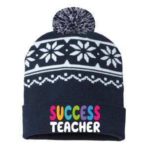 Success Teacher USA-Made Snowflake Beanie