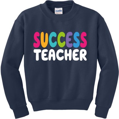 Success Teacher Kids Sweatshirt