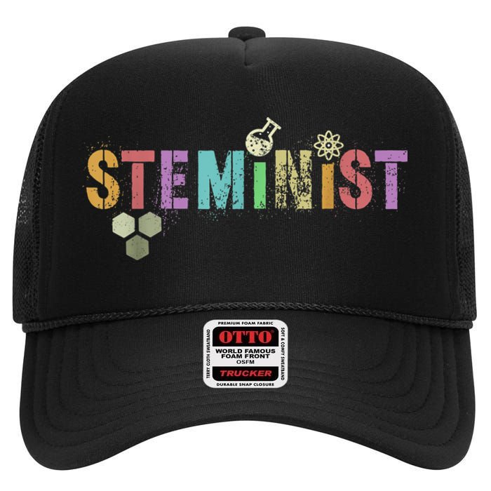 STEMINIST Technology Student High Crown Mesh Back Trucker Hat