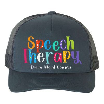 Speech Therapy Speech Language Pathologist Therapist Yupoong Adult 5-Panel Trucker Hat