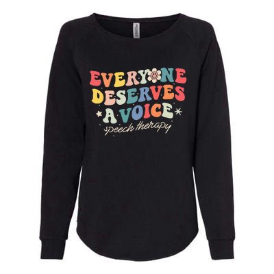 Speech Therapy Speech Language Pathologist SLP Team Women Womens California Wash Sweatshirt