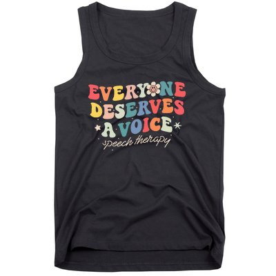 Speech Therapy Speech Language Pathologist SLP Team Women Tank Top