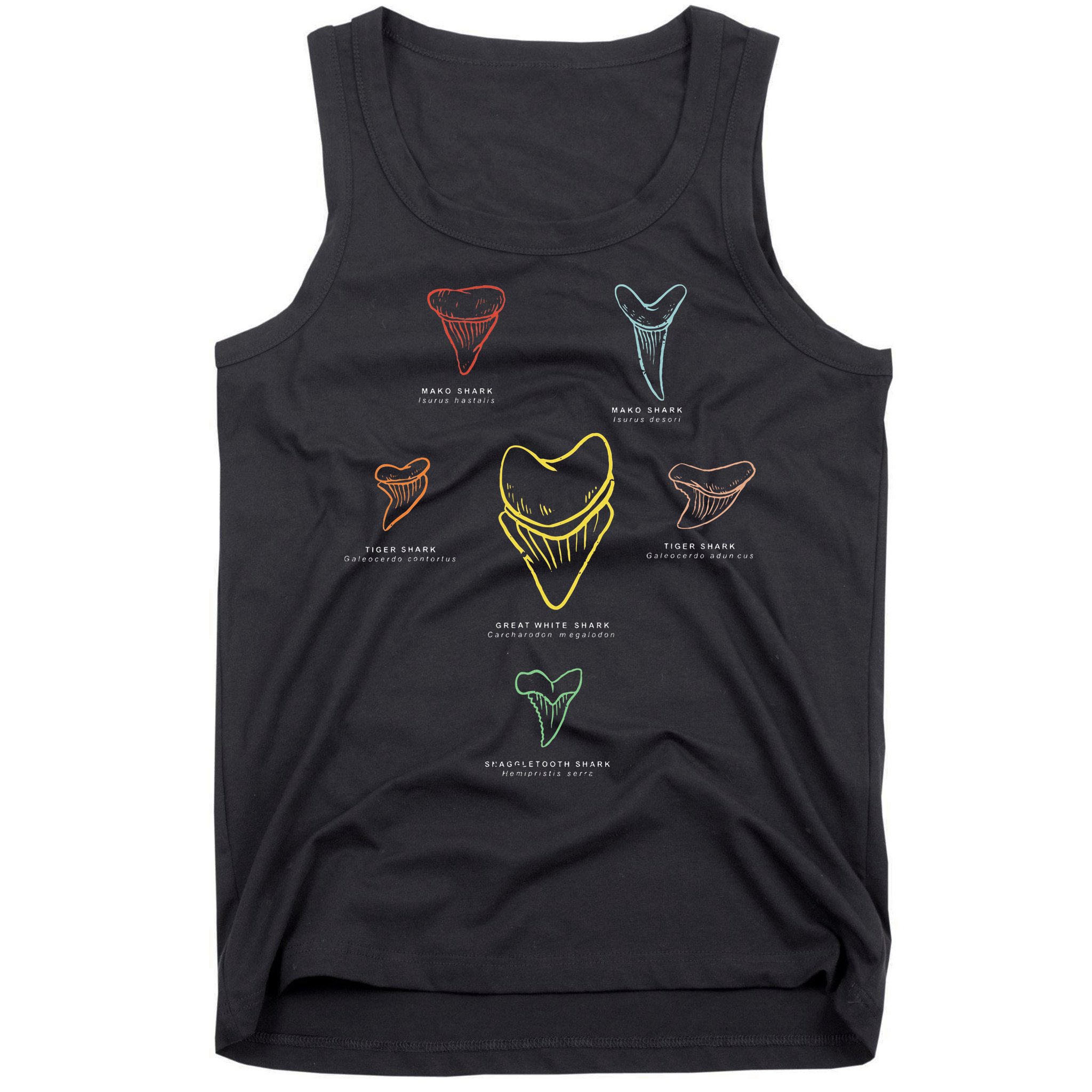 Shark Teeth Shark Tooth Types Shark Teeth Collector Tank Top