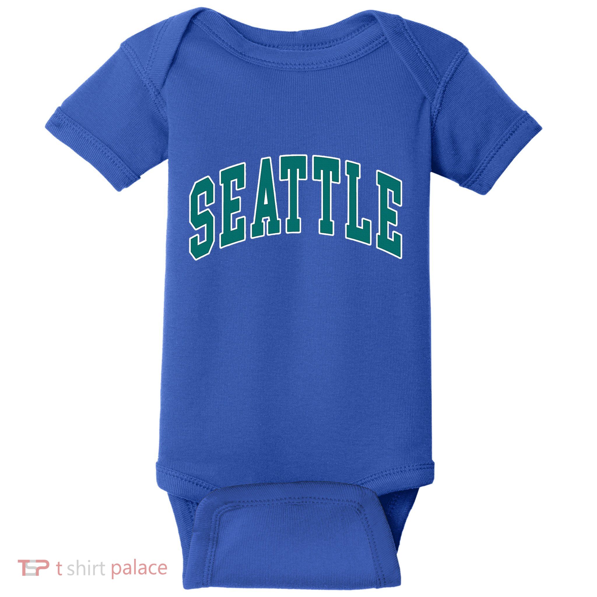 Seattle Text Baby Bodysuit