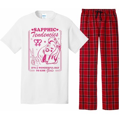 Sapphic Tendencies Sapphic Retro Lesbian Pajama Set