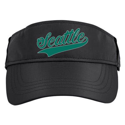 Seattle Text Adult Drive Performance Visor