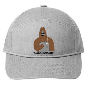 Sassy The Sasquatch Smoke Big Lez Show Retro Gamer Cult Meme Movie Music 7-Panel Snapback Hat