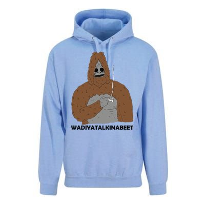 Sassy The Sasquatch Smoke Big Lez Show Retro Gamer Cult Meme Movie Music Unisex Surf Hoodie