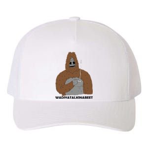 Sassy The Sasquatch Smoke Big Lez Show Retro Gamer Cult Meme Movie Music Yupoong Adult 5-Panel Trucker Hat