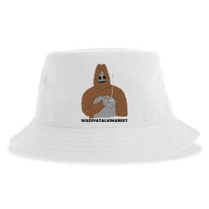 Sassy The Sasquatch Smoke Big Lez Show Retro Gamer Cult Meme Movie Music Sustainable Bucket Hat