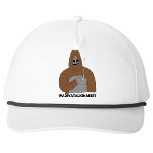 Sassy The Sasquatch Smoke Big Lez Show Retro Gamer Cult Meme Movie Music Snapback Five-Panel Rope Hat