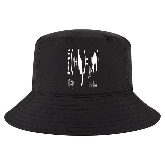 String Theory Science Nerd Physics Schrodinger's Cat Cool Comfort Performance Bucket Hat