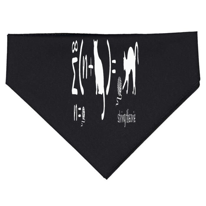 String Theory Science Nerd Physics Schrodinger's Cat USA-Made Doggie Bandana