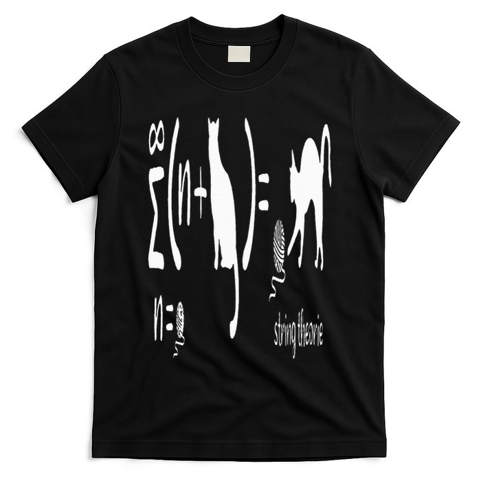 String Theory Science Nerd Physics Schrodinger's Cat T-Shirt