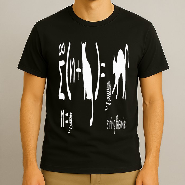 String Theory Science Nerd Physics Schrodinger's Cat T-Shirt
