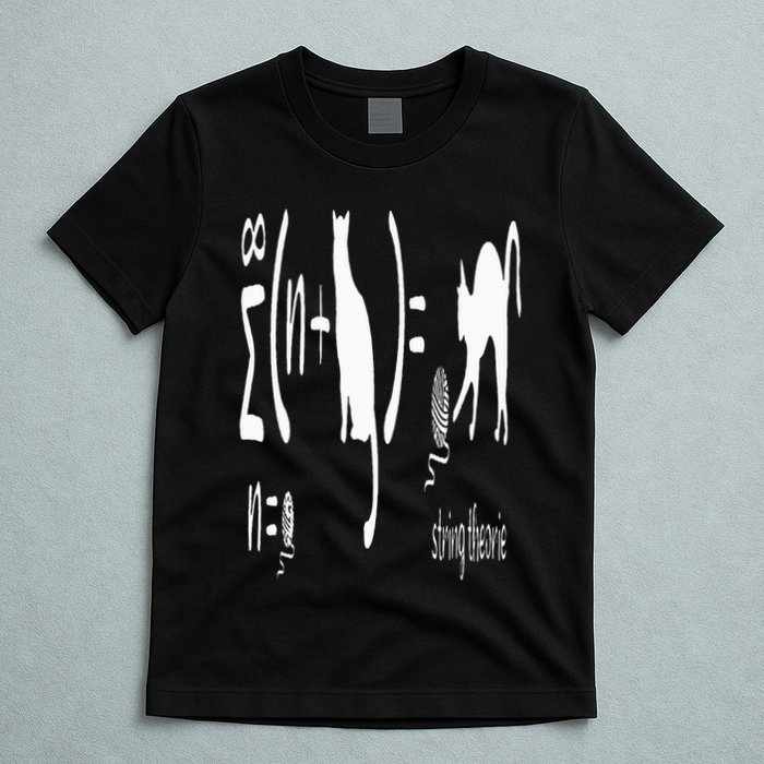 String Theory Science Nerd Physics Schrodinger's Cat T-Shirt