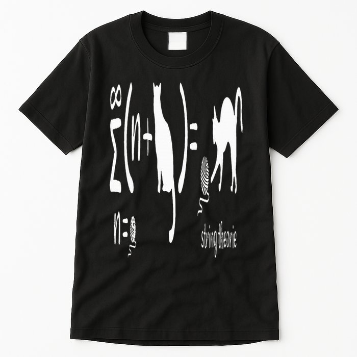 String Theory Science Nerd Physics Schrodinger's Cat Tall T-Shirt