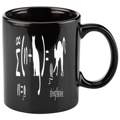 String Theory Science Nerd Physics Schrodinger's Cat 11oz C Handle Ceramic Mug