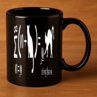 String Theory Science Nerd Physics Schrodinger's Cat 11oz C Handle Ceramic Mug