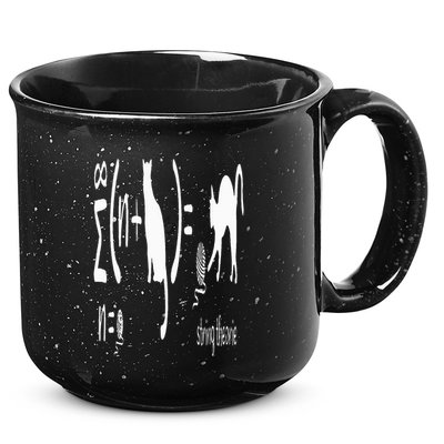 String Theory Science Nerd Physics Schrodinger's Cat 15oz Campfire Ceramic Mug