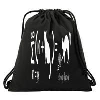 String Theory Science Nerd Physics Schrodinger's Cat Drawstring Bag