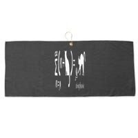String Theory Science Nerd Physics Schrodinger's Cat Large Microfiber Waffle Golf Towel