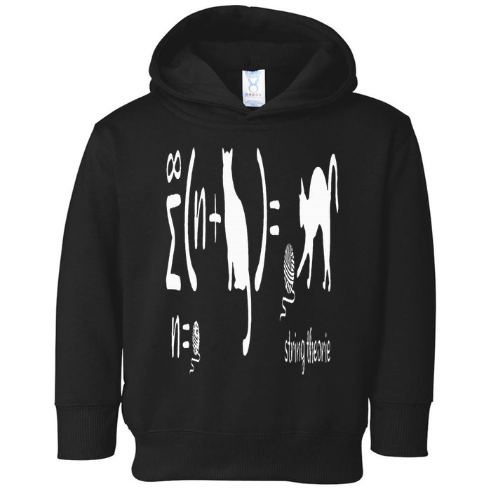 String Theory Science Nerd Physics Schrodinger's Cat Toddler Hoodie