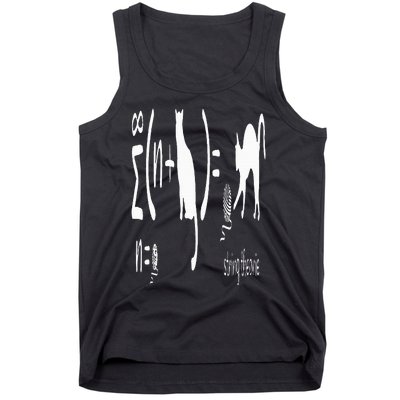 String Theory Science Nerd Physics Schrodinger's Cat Tank Top