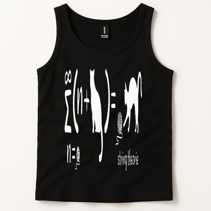 String Theory Science Nerd Physics Schrodinger's Cat Tank Top