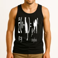 String Theory Science Nerd Physics Schrodinger's Cat Tank Top