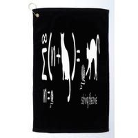String Theory Science Nerd Physics Schrodinger's Cat Golf Towel