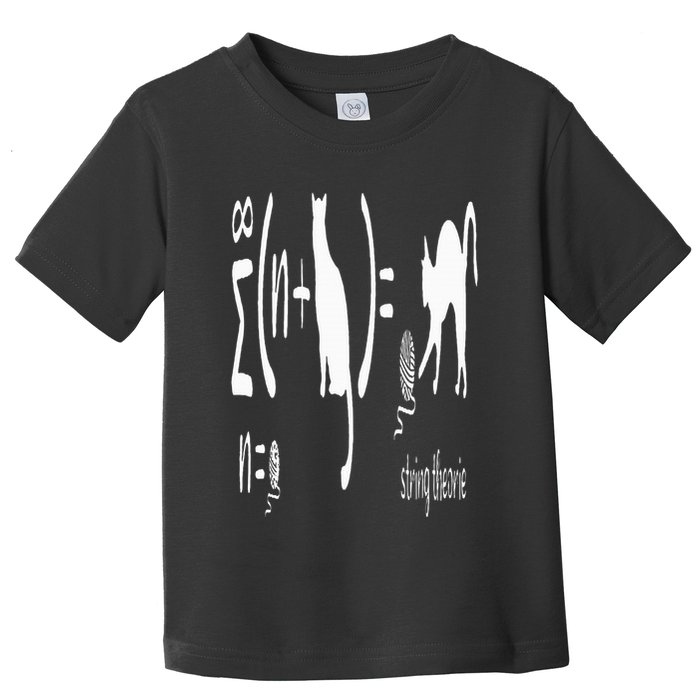 String Theory Science Nerd Physics Schrodinger's Cat Toddler T-Shirt