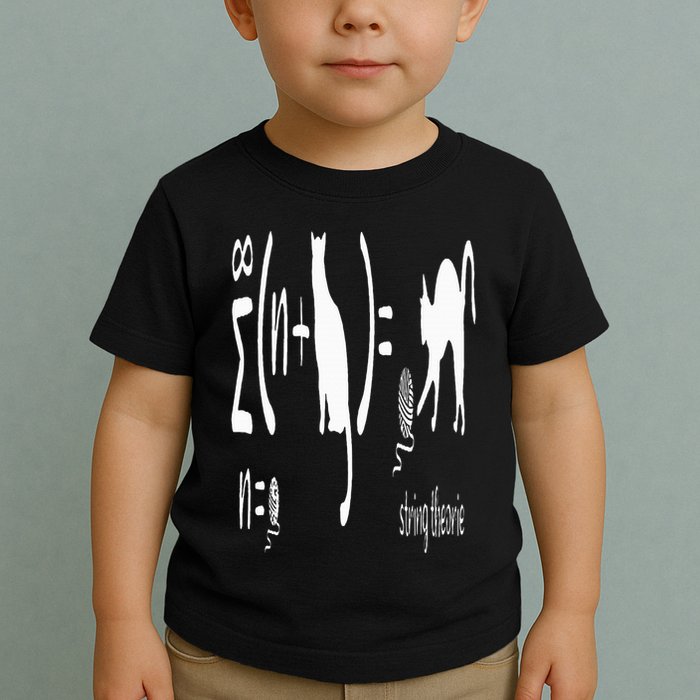 String Theory Science Nerd Physics Schrodinger's Cat Toddler T-Shirt