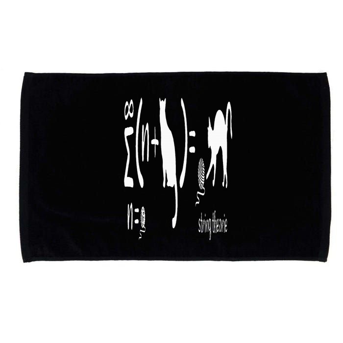 String Theory Science Nerd Physics Schrodinger's Cat Microfiber Hand Towel