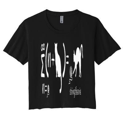 String Theory Science Nerd Physics Schrodinger's Cat Crop Top