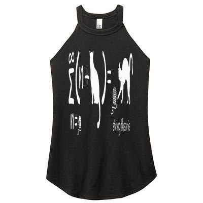String Theory Science Nerd Physics Schrodinger's Cat Women's Perfect Tri Rocker Tank