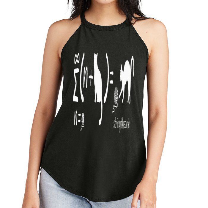 String Theory Science Nerd Physics Schrodinger's Cat Women's Perfect Tri Rocker Tank