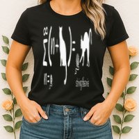 String Theory Science Nerd Physics Schrodinger's Cat Womens T-Shirt