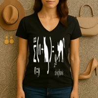 String Theory Science Nerd Physics Schrodinger's Cat Women's V-Neck T-Shirt