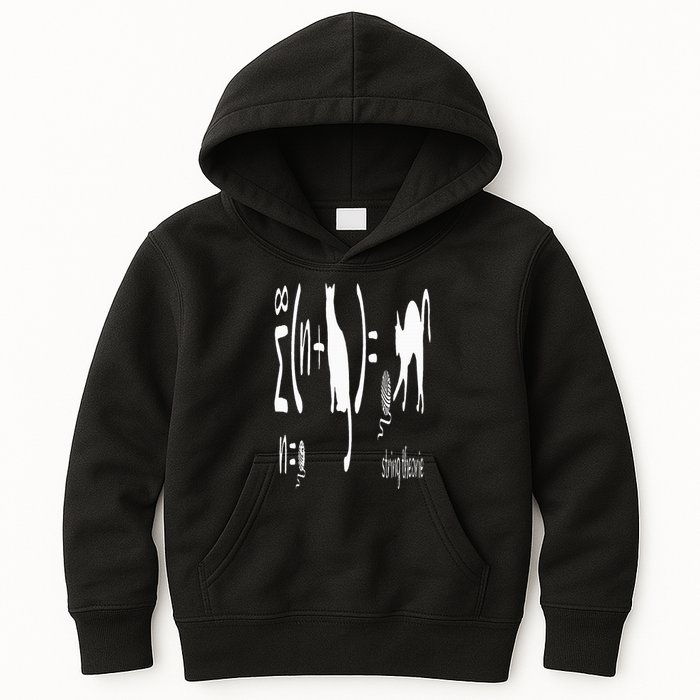 String Theory Science Nerd Physics Schrodinger's Cat Kids Hoodie