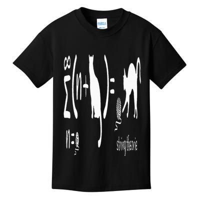 String Theory Science Nerd Physics Schrodinger's Cat Kids T-Shirt