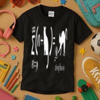 String Theory Science Nerd Physics Schrodinger's Cat Kids T-Shirt