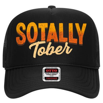 Sotally Tober High Crown Mesh Back Trucker Hat