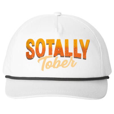 Sotally Tober Snapback Five-Panel Rope Hat