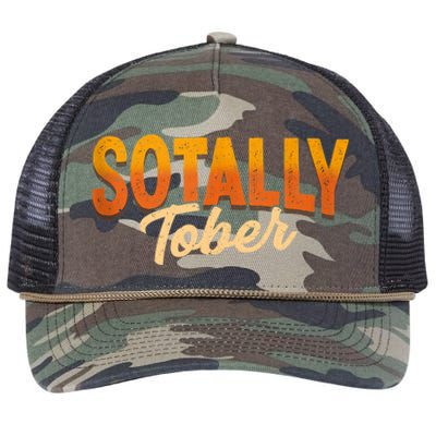 Sotally Tober Retro Rope Trucker Hat Cap