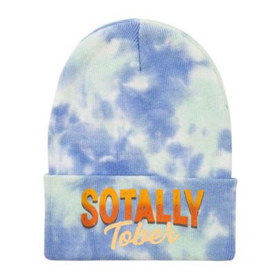 Sotally Tober Tie Dye 12in Knit Beanie