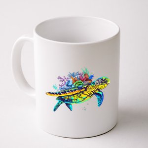 Save The Sea Turtles Funny Environmental Turtle Lover Outfit Coffee Mug